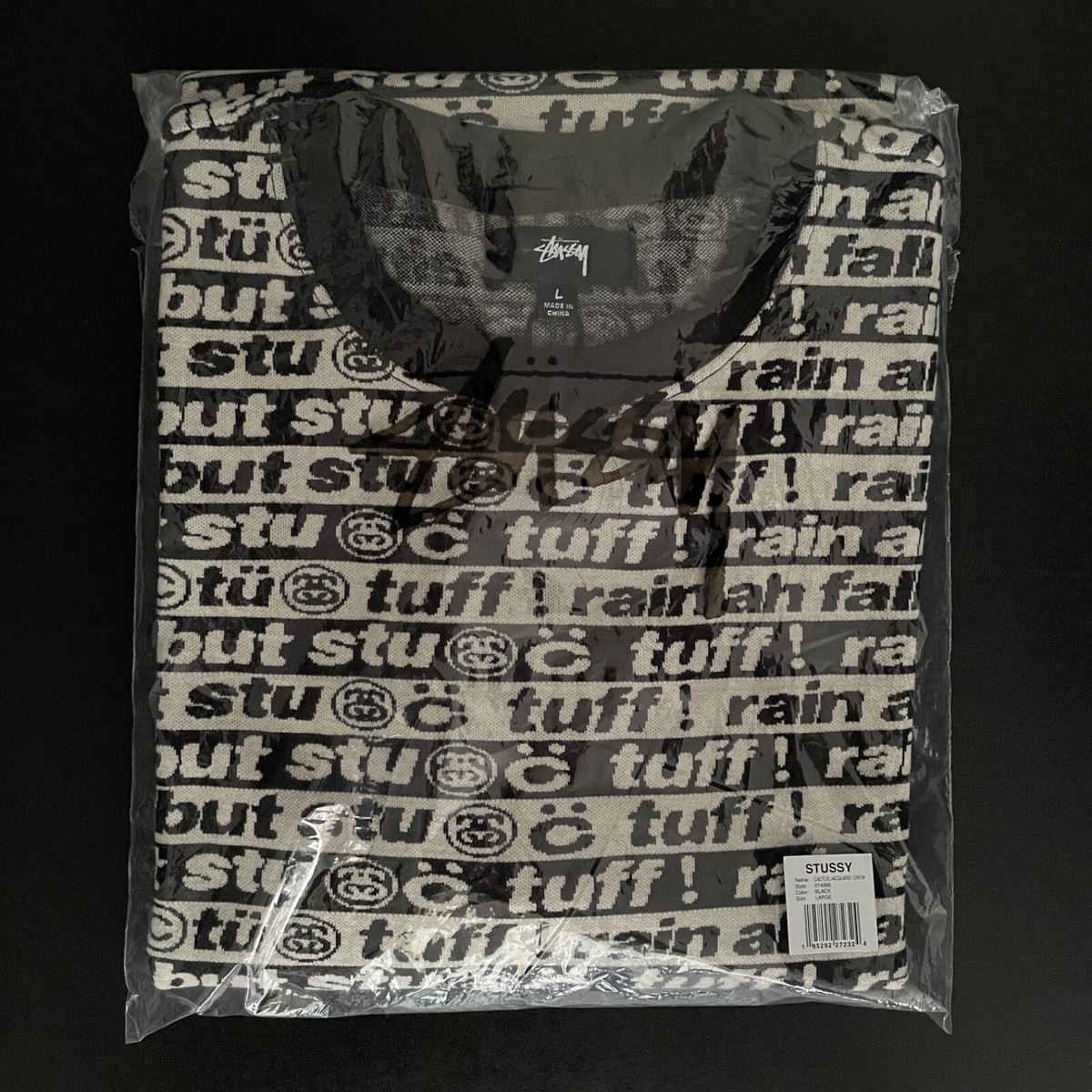 XL【在庫あり】STUSSY CPFM JACQUARD CREW SWAET XL Stussy CPFM JACQUARD CREW