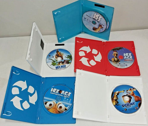 5 DVD Lot ICE AGE Continental Drift Christmas Special Dawn Of Dinosaurs Scrat Pk - Picture 3 of 3
