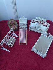 The Dolls House Emporium Garden & Conservatory Furniture Job Lot 1:12