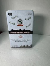Anti-Monopoly Game Travel Tin Ages 8+ | 2-6 players University Games - Sealed