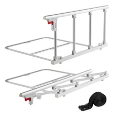 Uimoso 38 in Foldable Bed Rail for Seniors with Adjustable Height & Fixing Strap