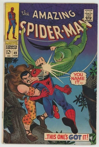 AMAZING SPIDER-MAN #49 (Marvel 1967) VG condition NO RES