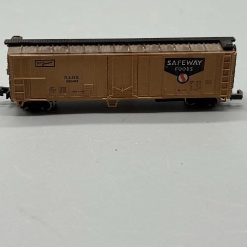 Escala N: Vintage Bachmann Safeway Refrigerado Caja Coche 2640 Modelo Tren Ferrocarril | Condition: Used