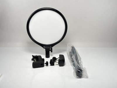 UBeesize 10 Inch Key Light Streaming Desk Ring Light Adjustable Arm