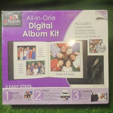 Digital Scrapbooking/Album Kit - Black Scrapbook