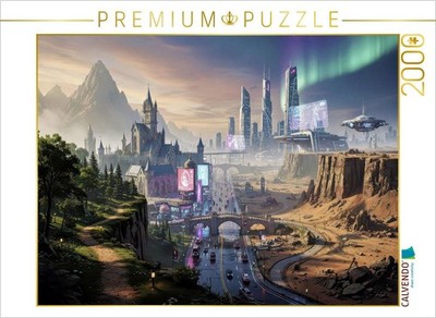 CALVENDO Puzzle Hier beginnt dein Abenteuer. | 2000 Teile Lege-Größe 90x67cm Fot