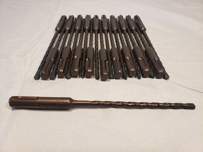 SDS Plus Shank Rotary Hammer Masonry Drill Bit Lot Of 20 Bits, 3/16'' X 4 1/2''