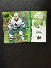 23-24 UD ICE Hockey Green Parallel 17 Mario Ferraro