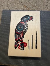 THUNDERBIRD/EAGLE PAINTED PINE BOX