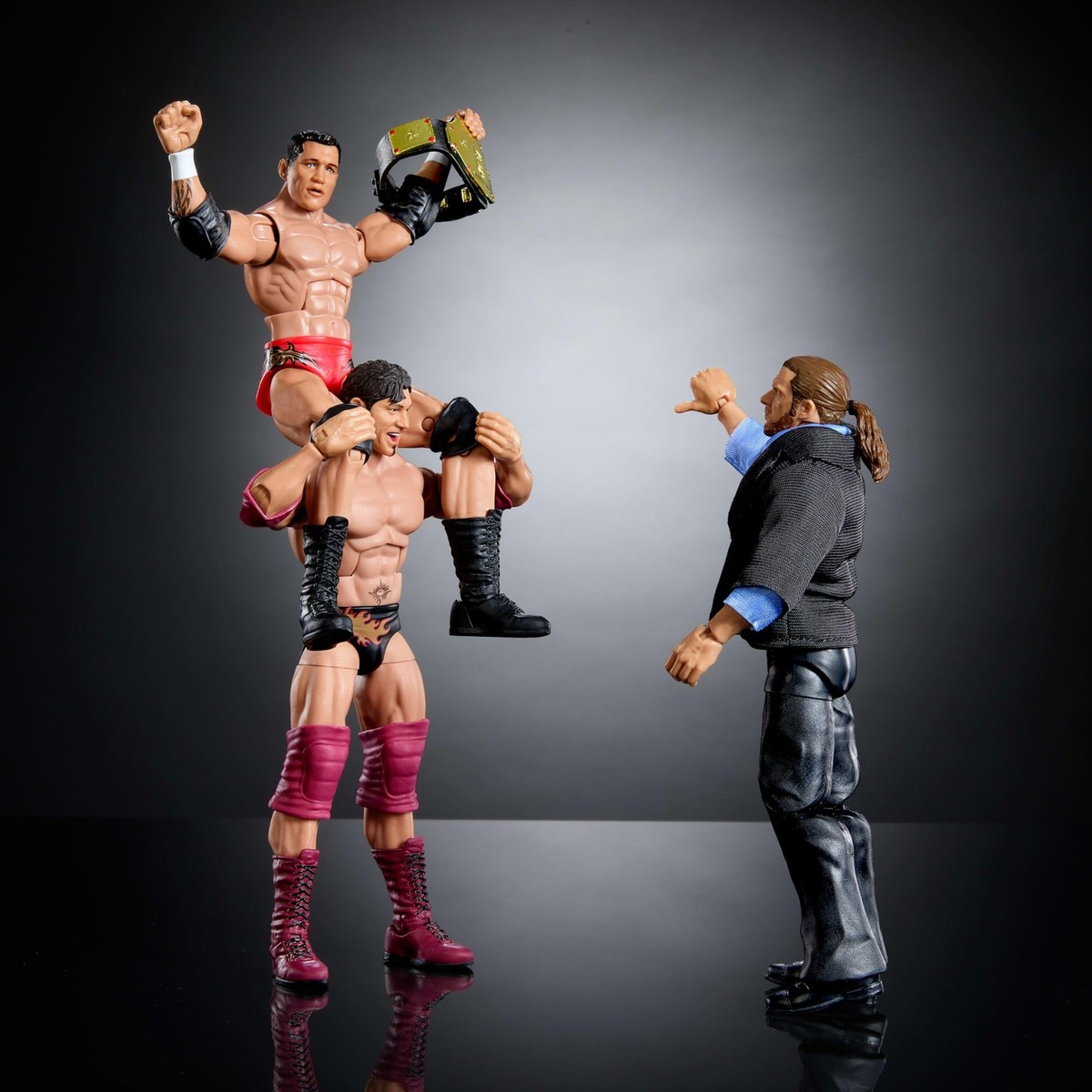 Mattel WWE Elite Evolution Figure Set 3 Pack Triple H Orton