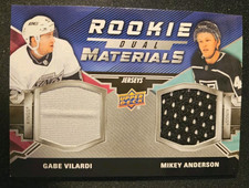 20-21 Upper Deck Gabriel Vilardi Mikey Anderson Dual Rookie Materials
