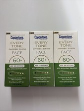 3x COPPERTONE EVERY TONE FACE SPF 60 AGE UV DEFENSE 1.7oz NEW MR 969