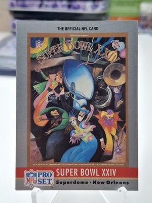 1990 Pro Set Football #24 Super Bowl XXIV