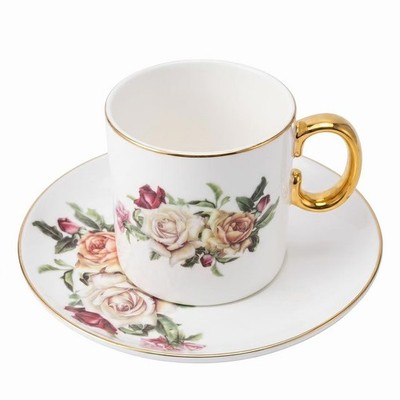 Teacup and Saucer Set, Bone China