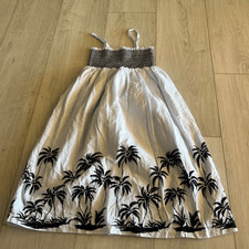 Janie and Jack Smocked Palm Dress girls size 12