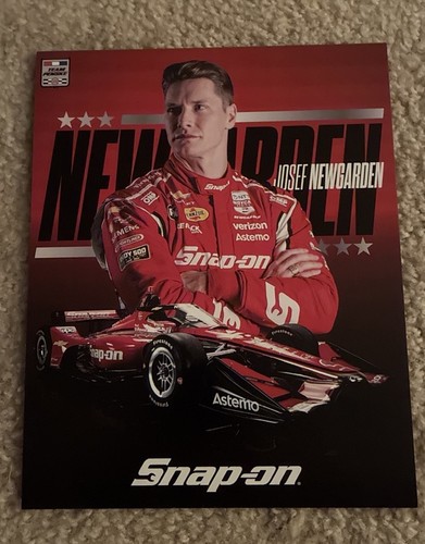 Indy Car Driver #2 Josef Newgarden Snap-on 2026 Postcard