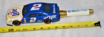 Vintage 1990 s NASCAR MILLER LITE RUSTY WALLACE #2 TAP HANDLE Ultra Rare