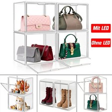 2-4Stk XXL Acryl Vitrine mit Magnettür Acryl...