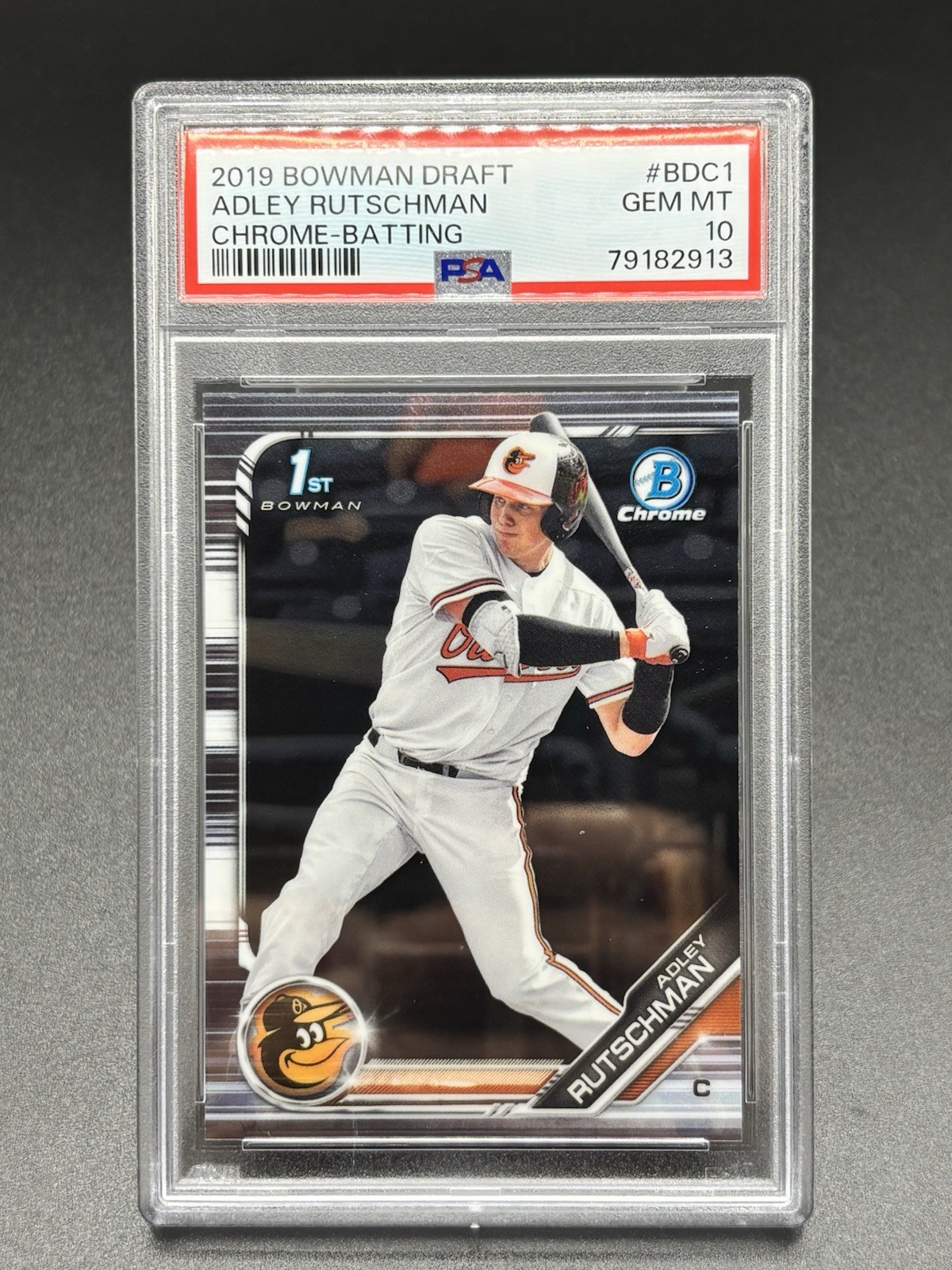 2019 Bowman Draft Chrome ADLEY RUTSCHMAN 1st Rookie #BDC-1  PSA 10 Gem Mint