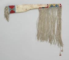 Native American Indian Beaded Rifle Scabbard Sioux Style Suede Leather