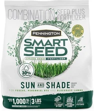 Grass Seed Blend 3 lb Drought Resistant Ideal for Sun and Shade Lawns