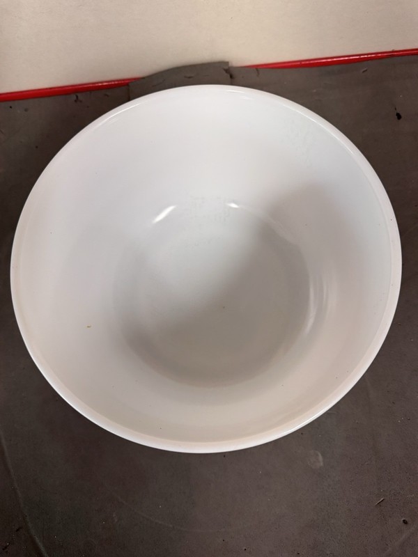 Vintage Milk Glass Hamilton Beach Mixing Bowl Pyrex Made In Wisconsin USA