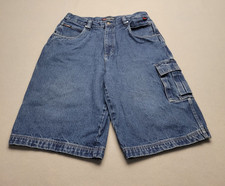 FUBU Apparel Company Men's Blue Denim Carpenter Shorts Baggy 05092-05 Size 38