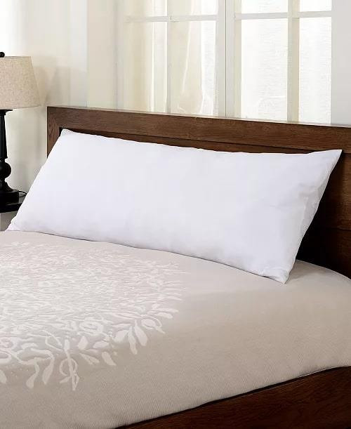 Cheer Collection Hypoallergenic Down Alternative White Side Body Pillow