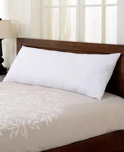 Cheer Collection Hypoallergenic Down Alternative White Side Body Pillow - 第 1/5 張圖片