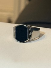 Onyx Stone Turkish Style 925 Sterling Silver Men’s Ring Handmade | Sizes 7–13