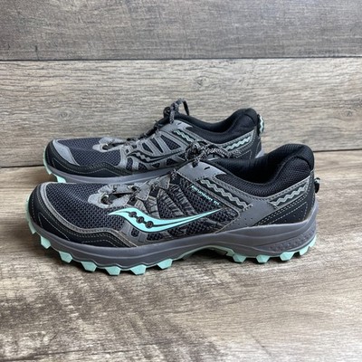 Saucony Excursion TR12 S10451-15 Womens 11 Trail Running Shoes Gray Teal Sneaker