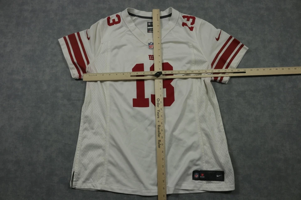Camiseta de los New York Giants para mujer XL blanca roja NFL fútbol americano Odell Beckham Jr Nike Foto 3 de 4