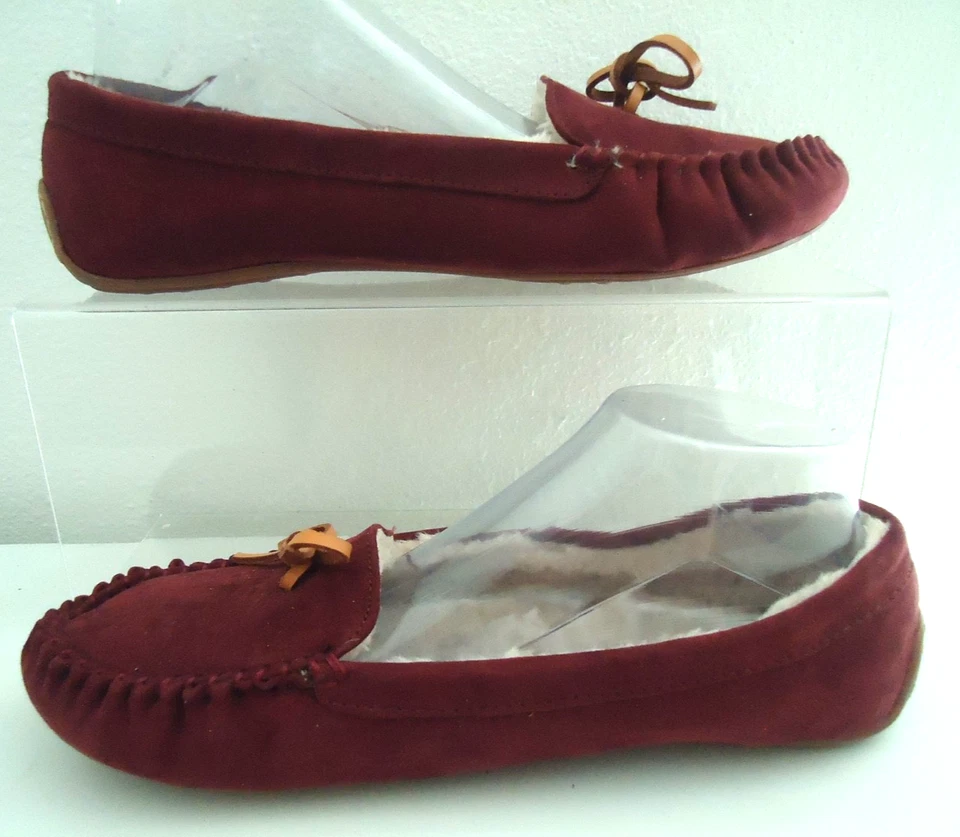 Zapatillas cómodas para mujer Lucky Brand talla 11 de cuero arándano informales relajadas Foto 3 de 4