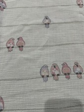 Aden  Anais Baby Swaddle Muslin Blanket White Cotton Pink Birds On Wire 40x38