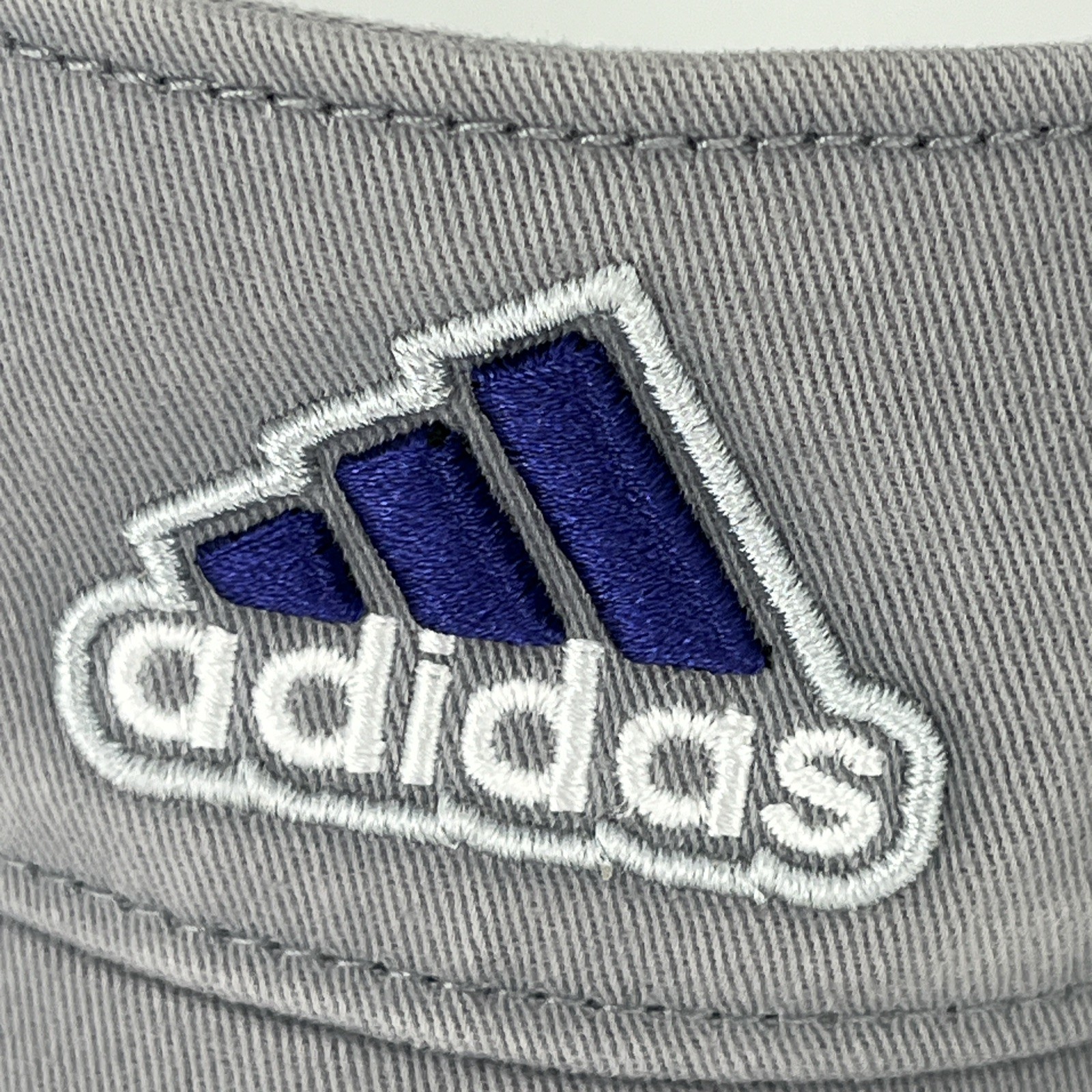 Adidas Golf Visor Hat - Climalite StrapBack Gray … - image 3