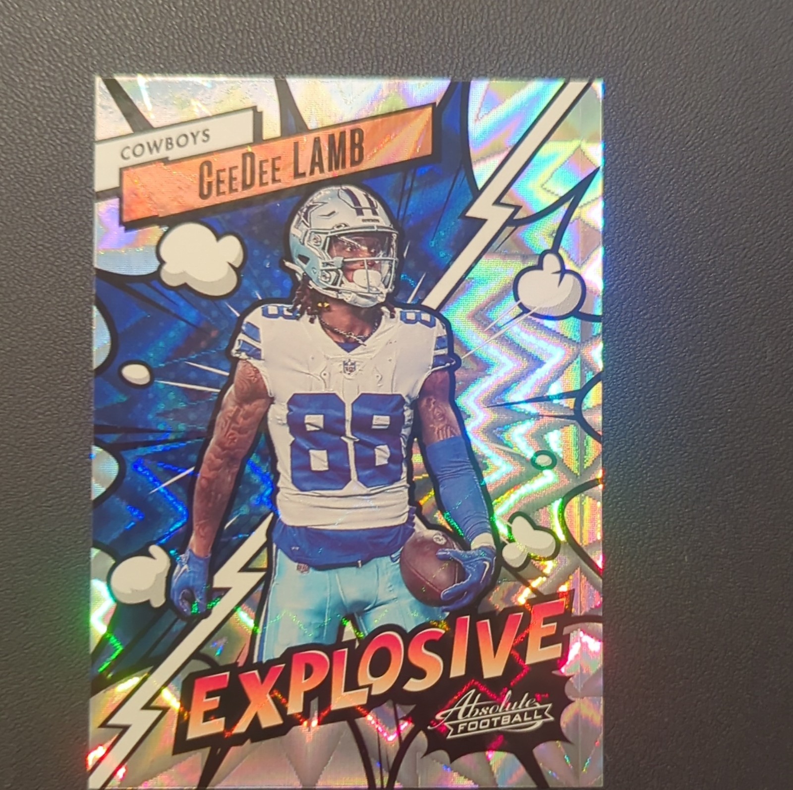 2023 Panini Absolute Football Explosive Insert CeeDee Lamb #27 Cowboys NFL
