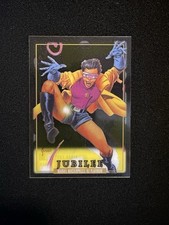 2024 SKYBOX Marvel Masterpieces 92 Platinum #100 JUBILEE Clear Cut
