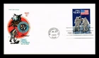 Dr Jim Stamps $2.40 Priority Mail First Moon Landing FDC House of Farnam