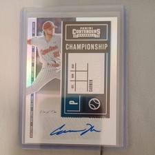 Carmen Mlodzinski TRUE 1/1 Contenders Draft Picks Autograph RC - Pirates 