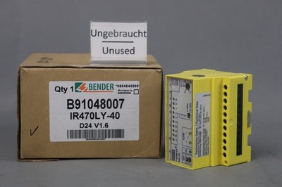 Bender IR470LY-40 Isolation Monitoring Device B91048007 D24 V1.6 Unused OVP