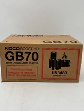 NOCO Boost HD 12V UltraSafe Portable Lithium Battery Jump Starter - Black - NEW