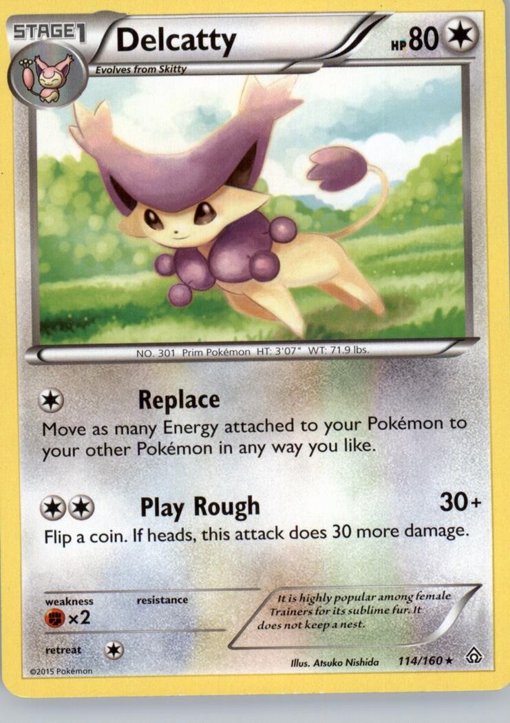 DELCATTY 114/160 PRIMAL CLASH POKEMON NM/M