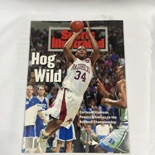 April 1994 Sports Illustrated ARKANSAS RAZORBACKS NCAA Title Hog Wild