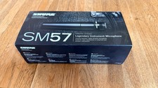 Shure SM57 Microphone. Brief Home Use Only.