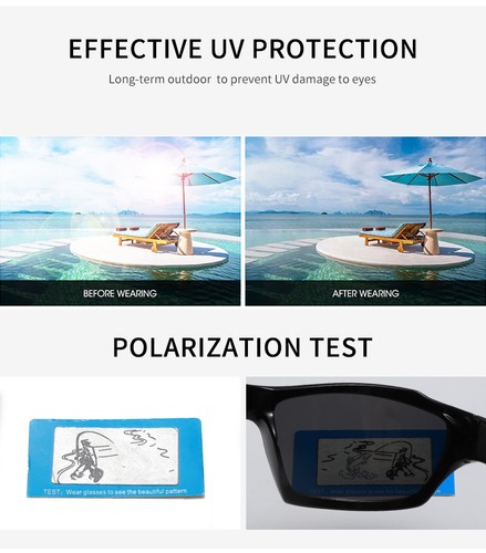 Gafas de sol polarizadas fotocromáticas de visión nocturna para hombre deportes conducción gafas de sombra - Imagen 8 de 31