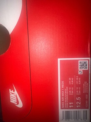 Nike Air Max 1 City Connect Cincinnati Reds IQ2861-600 Red Black White IN HAND