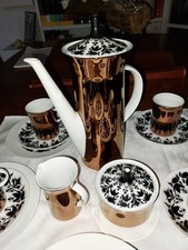 Mokka Service Rosenthal Hilton Porzellan