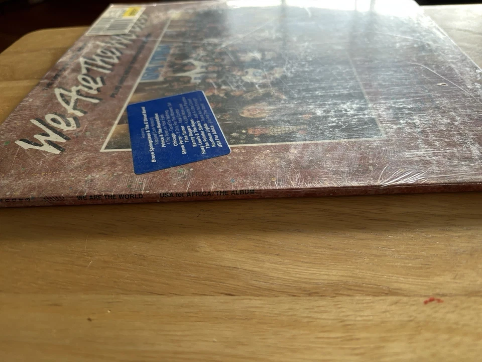 WE ARE THE WORLD 1985 Factory Sealed MINT VINYL w/Hypersticker Record - Image 4 of 4