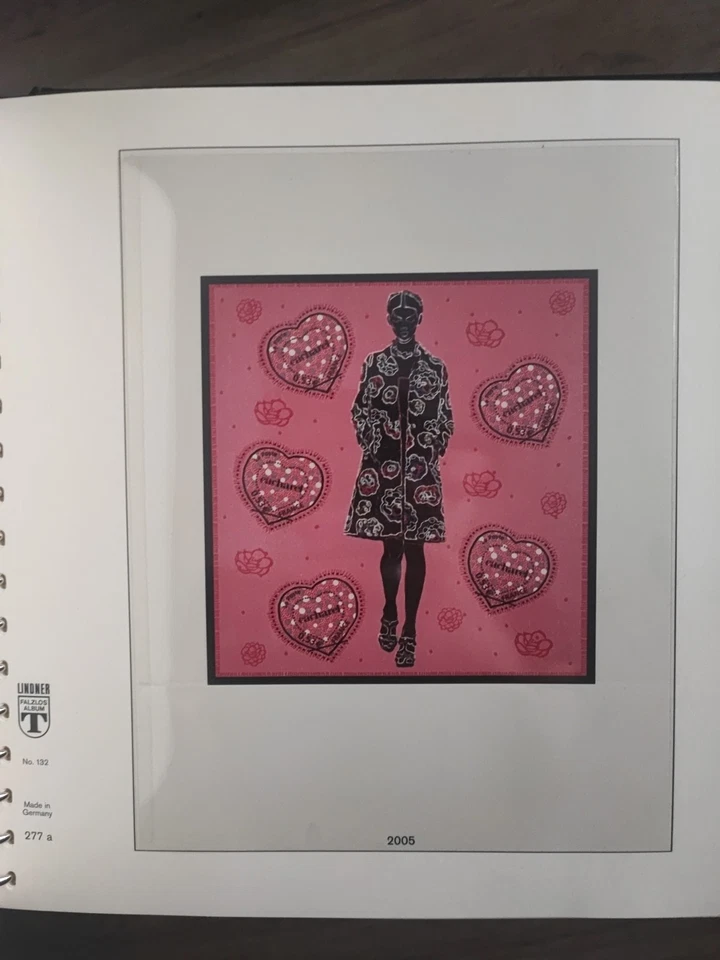 Lot 8 Albums Noires Linder sans les Timbres de France 1849 à 2007 - Photo 2/4