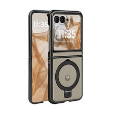 For Motorola Razr 2025 Phone Magnetic Charging Case Shockproof Ring Stand Cover